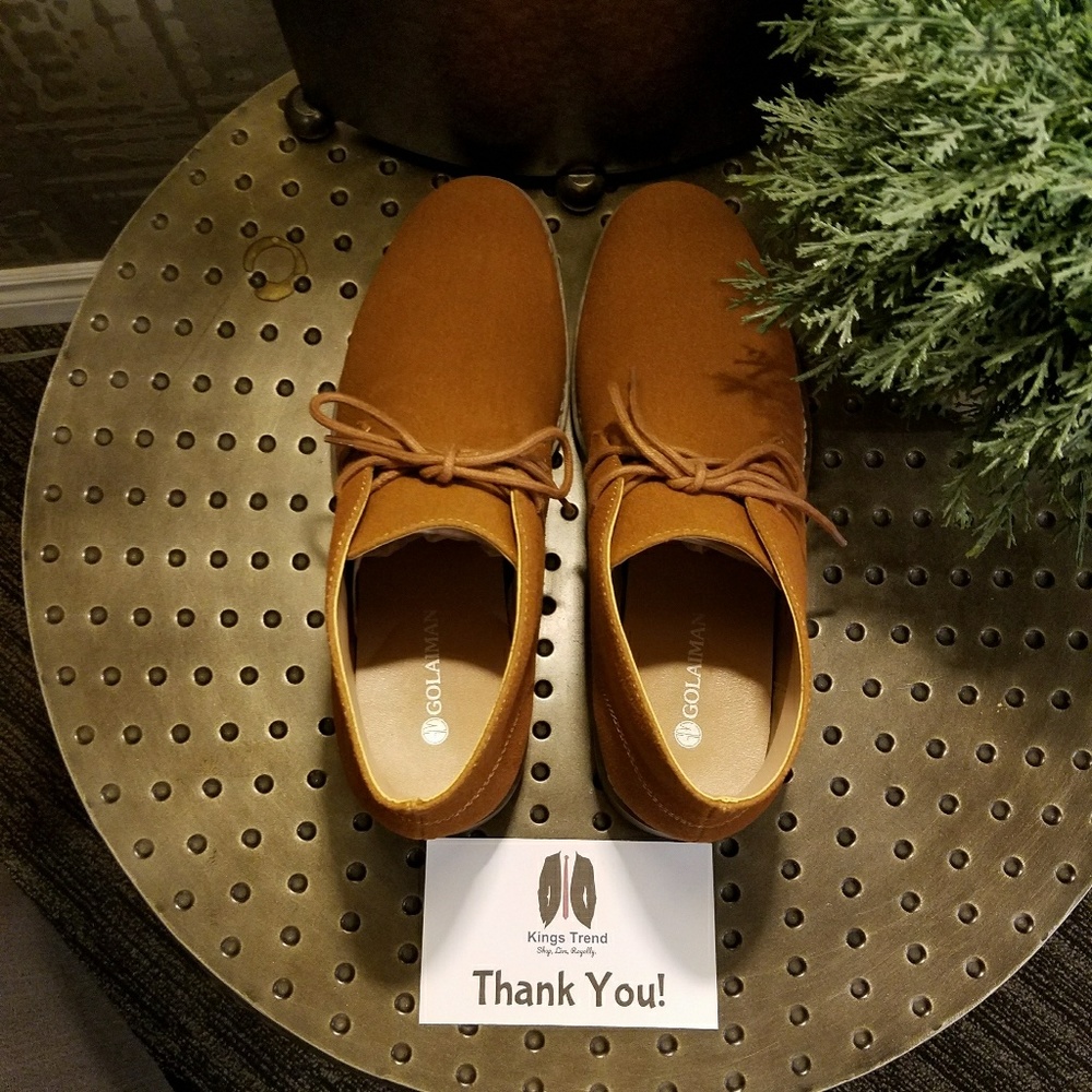NWT Men's "Chukka" Suede Shoes - Picture 3 of 6